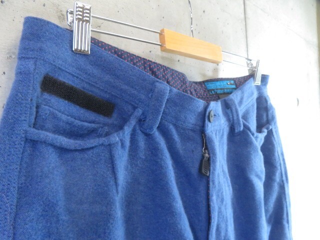 2111s20◆良品です◆88cm◆KATO' カトー Le Passe-temps Bleu ウール クロップドパンツ L/ジャケット/サイクリング/ロードバイク/シャツ_画像3