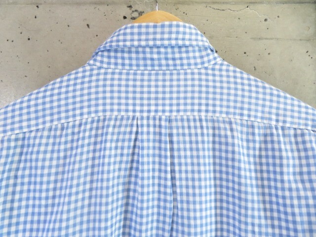 【送料300円可】5211s26◆麻混素材◆KATO' カトー ガーゼ素材 長袖ギンガムチェックシャツ L/ジャケット/コート/デニムジーンズ/パンツ_画像6
