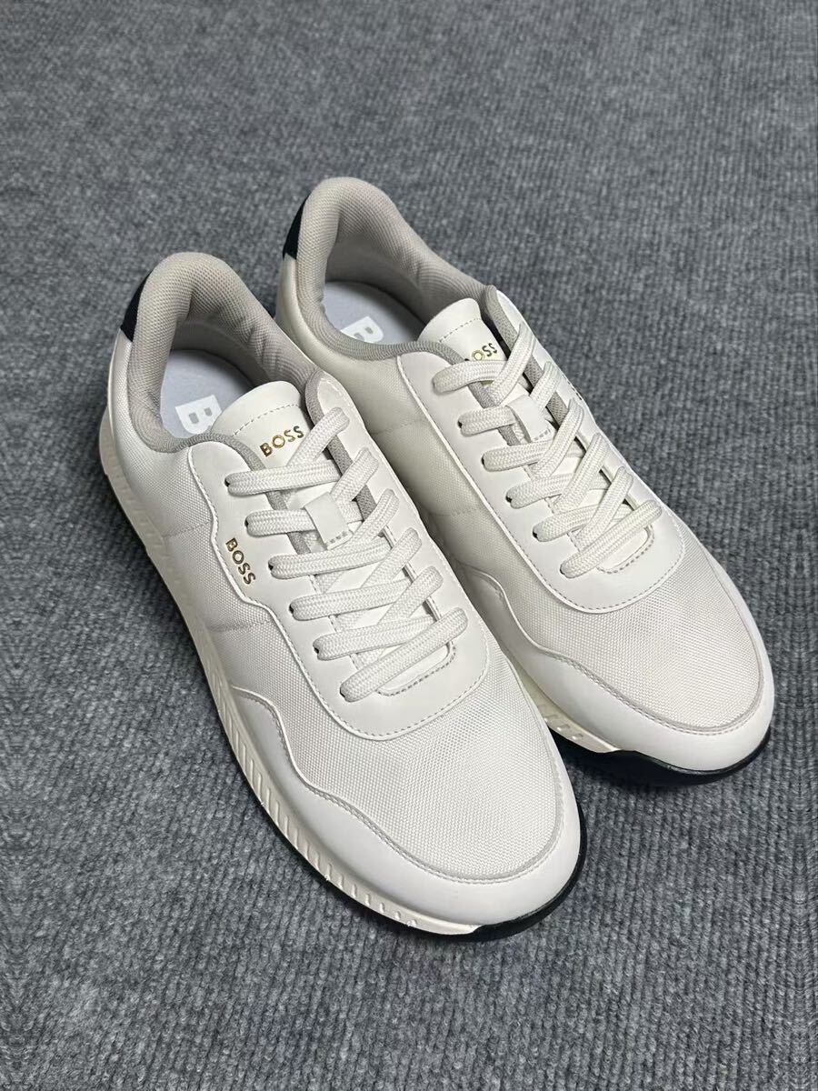 ■新品 未使用■HUGO BOSS ヒューゴボス★ TTNM EVO スニーカー リッジドアウトソール サイズ EU41 26.5cm 本物_画像1