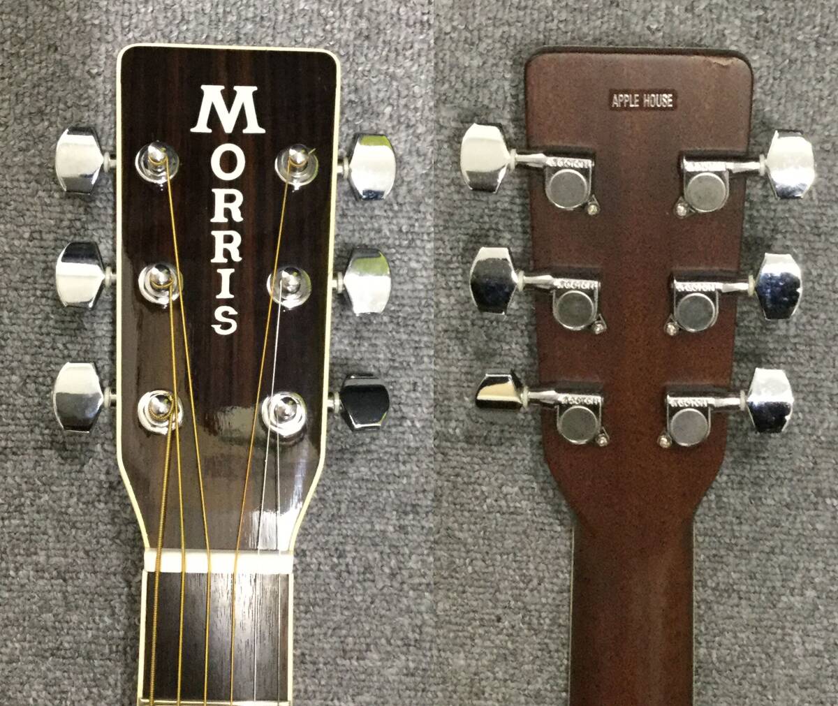 EE74*[ звук суп не проверка ]* столичный район самовывоз возможно Junk акустическая гитара MORRIS Morris MD-512 состояние / точность неизвестен текущее состояние товар мягкий чехол имеется 