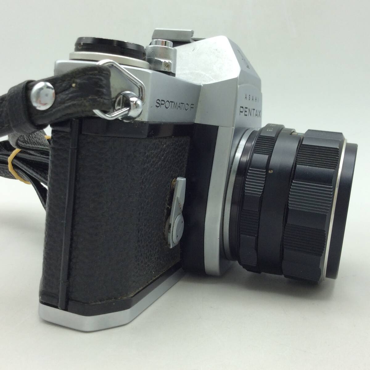 RR31★【動作/精度未確認】フィルムカメラ PENTAX ペンタックス SPOTMATIC スポットマチック SP F レンズキャップ付き 現状品 ジャンク品_画像3