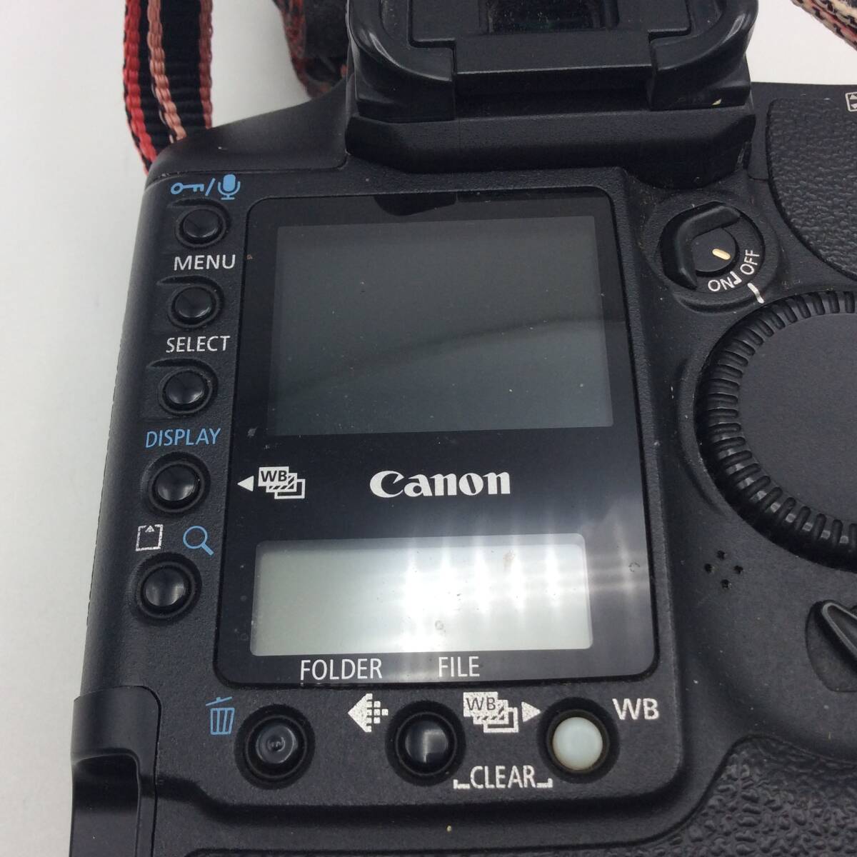 RR1★【通電/動作/精度未確認】デジタル一眼レフカメラ Canon キャノン EOS-1 D MarkⅡ DS126051 付属品あり 現状品 ジャンク品_画像7