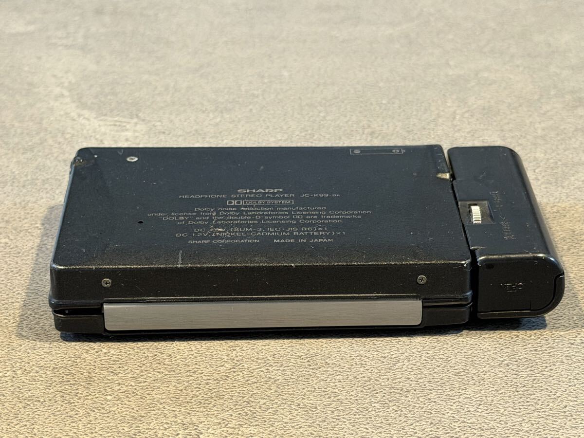 SHARP カセットプレーヤー JC-K99 BK シャープ_画像6