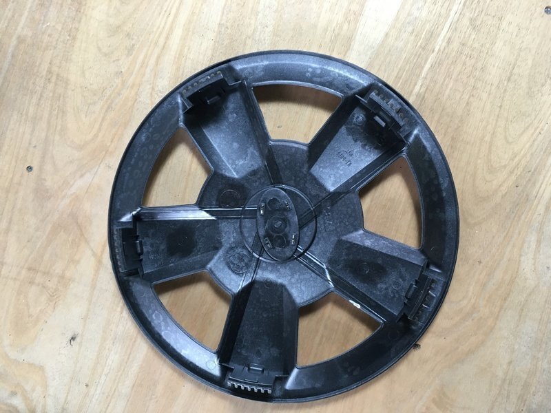 汎用品 (シルバー) 12インチ メッシュタイプ ホイールカバー 4枚 1ヶ月保証付 ホイールキャップ 即納 送料無料 沖縄不可 □_画像3