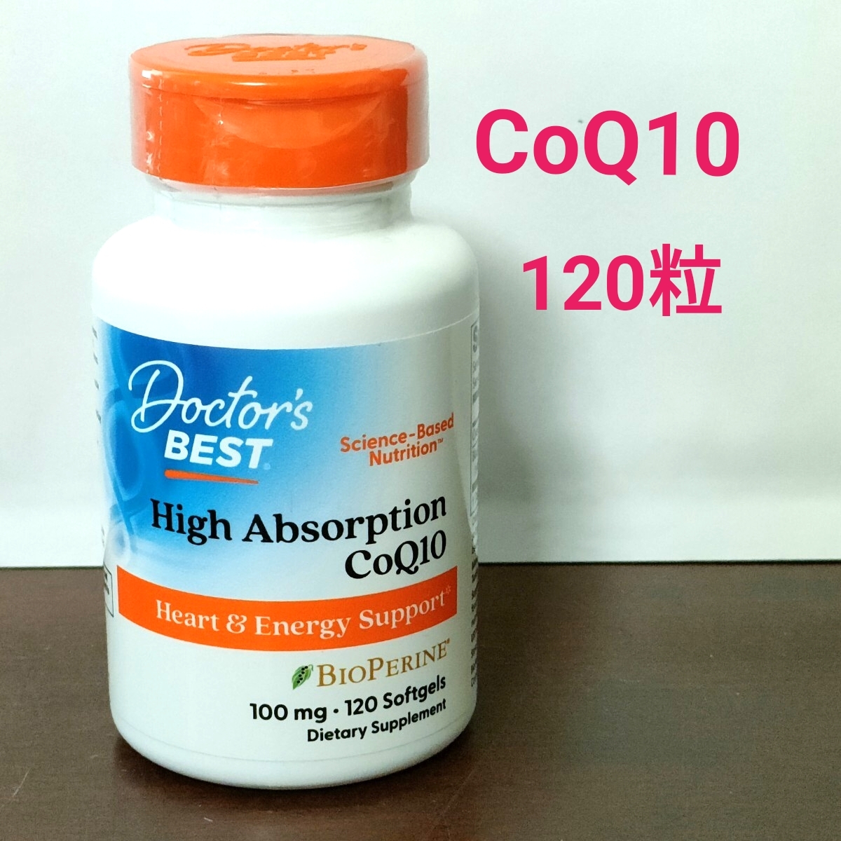 CoQ10dokta-z лучший Vaio pe Lynn сочетание высота всасывание коэнзим Q10,100mg, soft гель 120 шарик Doctor's Best