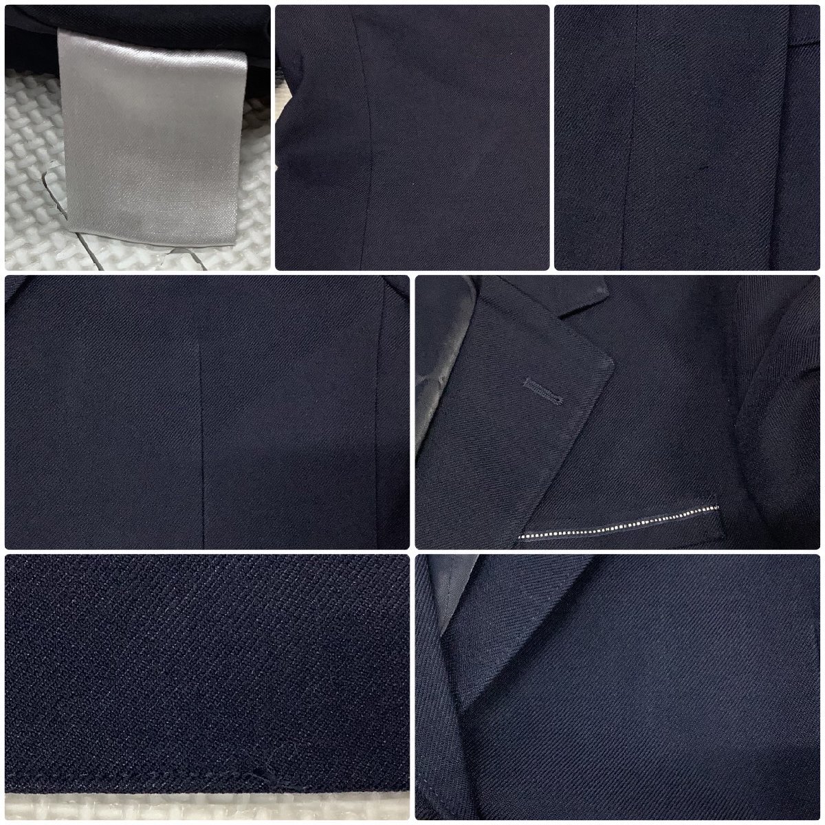 [I1794/Y] 福島県 安達東高校 2点 /閉校/統合/指定品/ブレザー:L/冬スカート:W67~73程度/冬服/紺/チェック/緑/タータンチェック/学生服_画像7