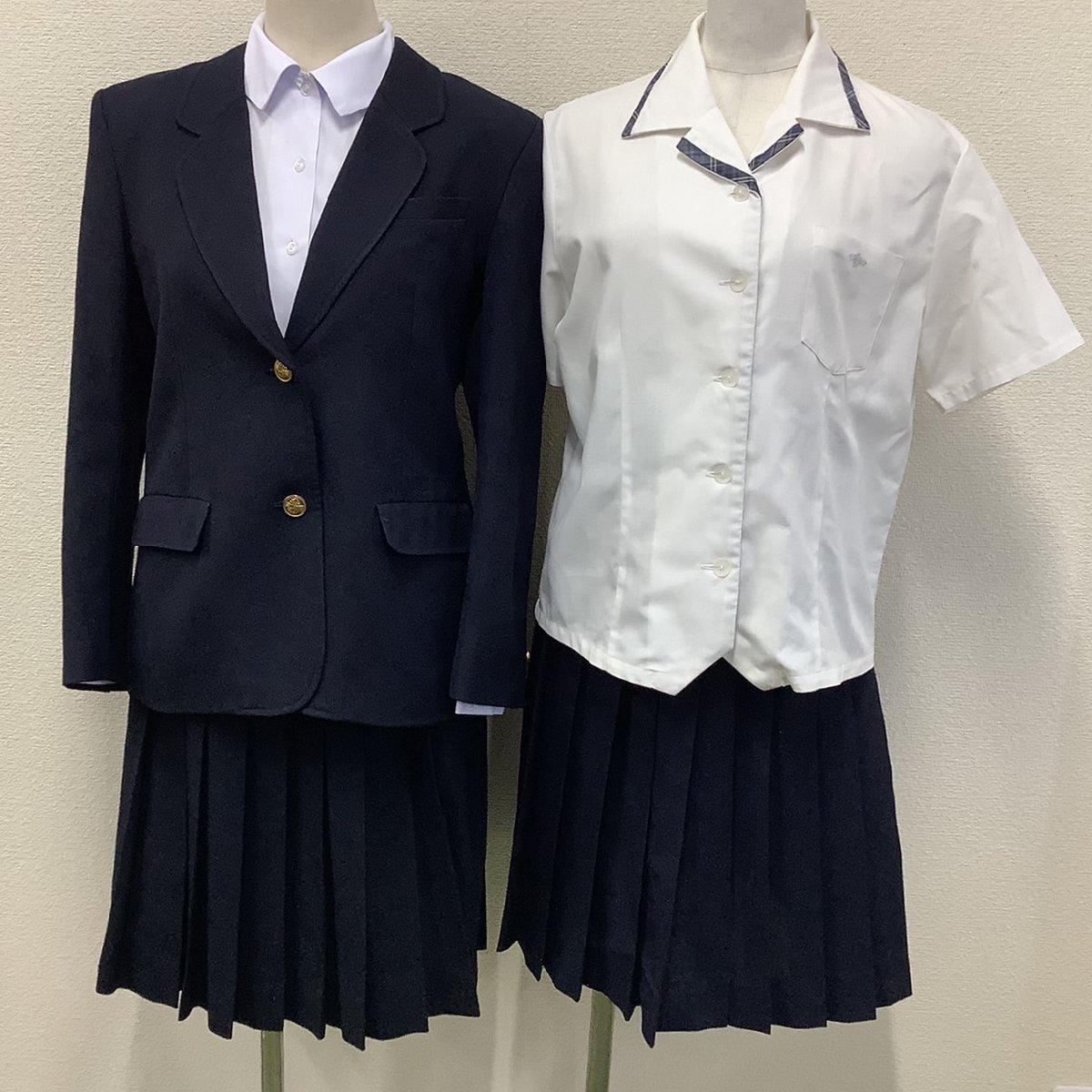 (Y)I304#(中古) 山形県 山形中央高校 5点セット /165A/L/W66/ブレザー/スカート/ブラウス/Fujiyacht/冬服/夏服/中学/制服/女子学生/学生服_画像1
