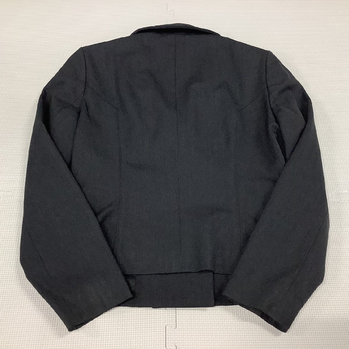 [I1820/Y]福島県 福島東稜高校 2点 /旧制服/大きい/指定品/ブレザー:13/冬スカート:W70~78程度/YUMA KOSHINO/チャコールグレー/チェック柄/_画像5