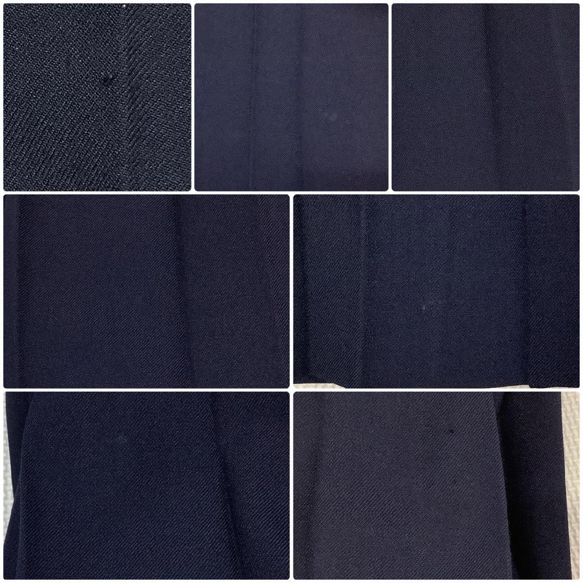 [I1822/Y] 福島県 大玉中学校 2点 /指定品/冬セーラー:11/冬スカート:W61~63程度/赤2本/Towa Uniform/紺/冬服/学生服/女子/年代物/レトロ_画像10