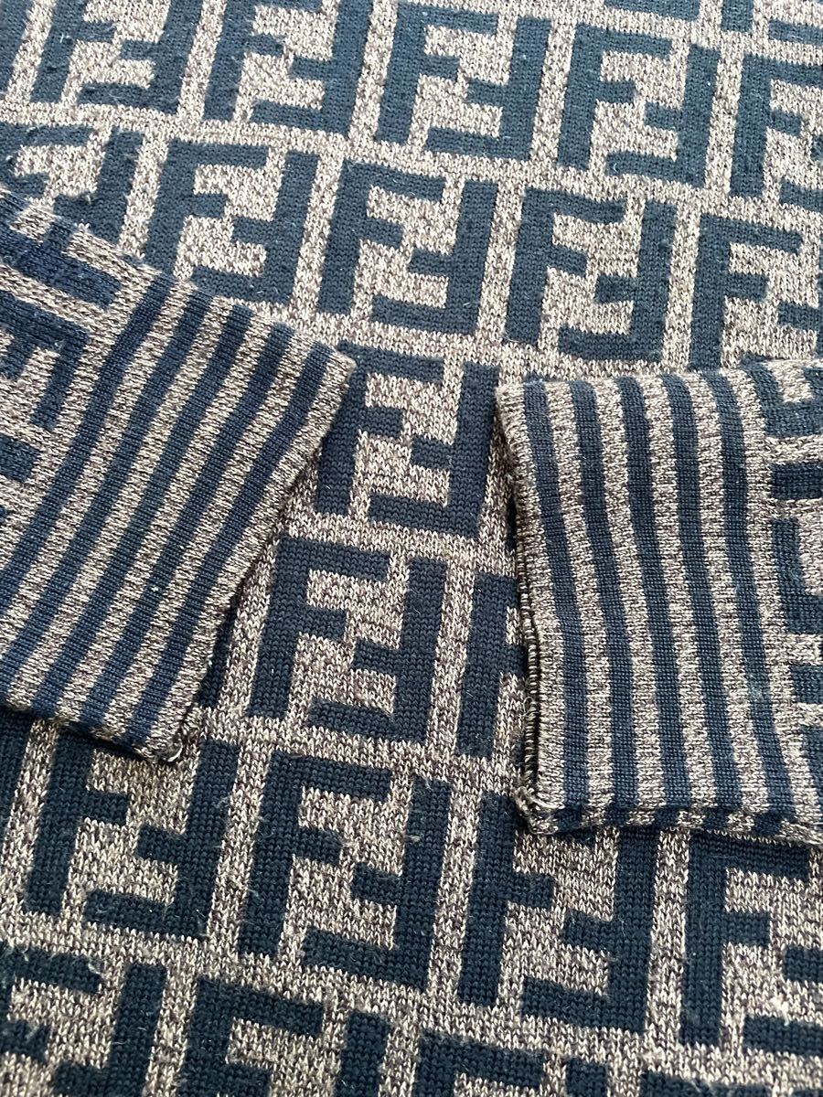 FENDI フェンディ ズッカ柄 長袖ニット ニットセーター _画像4