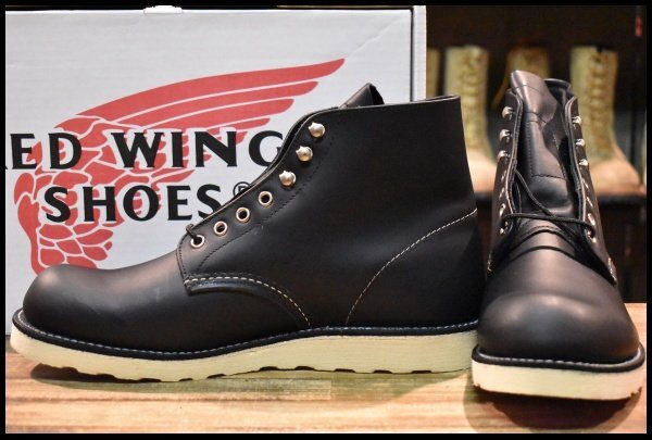 【9.5D 箱付 未使用 犬タグ復刻 18年】レッドウィング 8165 アイリッシュセッター 黒 ブラッククローム 編み上げ ブーツ redwing HOPESMORE_画像1