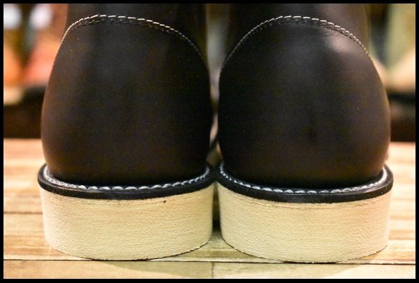 【9.5D 箱付 未使用 犬タグ復刻 18年】レッドウィング 8165 アイリッシュセッター 黒 ブラッククローム 編み上げ ブーツ redwing HOPESMORE_画像7