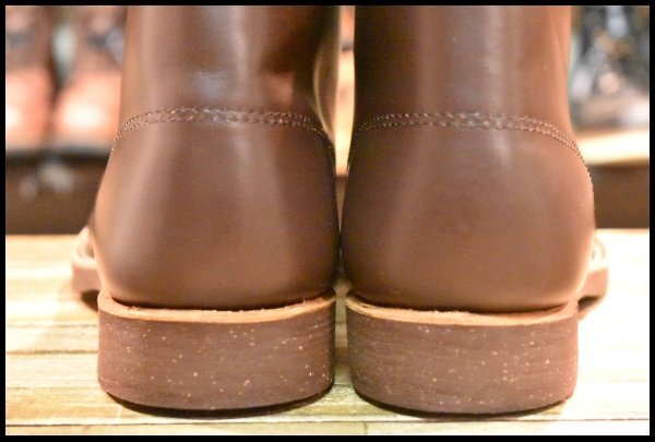 【9.5D 箱付 DEAD 羽タグ】レッドウィング 8161 ガラスレザー コレクテッドグレイン ブラウン 茶 編み上げ ブーツ redwing HOPESMORE_画像7