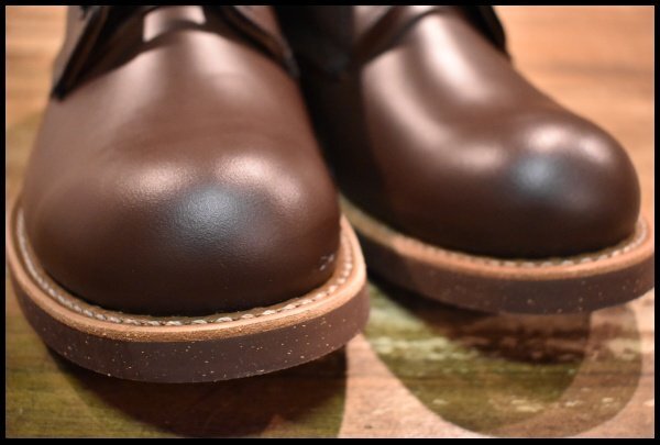 【9.5D 箱付 DEAD 羽タグ】レッドウィング 8161 ガラスレザー コレクテッドグレイン ブラウン 茶 編み上げ ブーツ redwing HOPESMORE_画像6