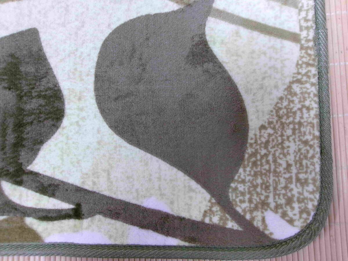 キッチンマット 50×80cm ラグの端材で製作 玄関マット ロングマット ベットの前に 部屋の入口にMS-13 全国送料無料_画像3