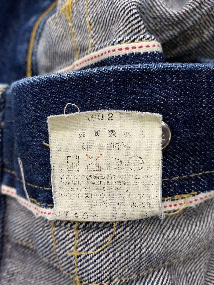 Levi’s◆Gジャン/36/デニム/IDG/無地/507/日本製/2nd type_画像5