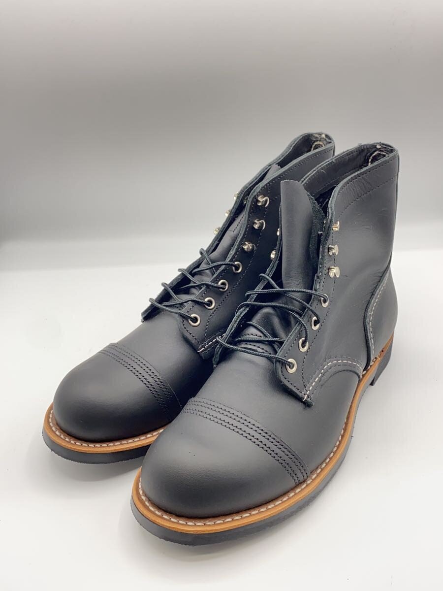 RED WING◆Iron Ranger/アイアンレンジャー/レースアップブーツ/27.5cm/BLK/8084_画像2