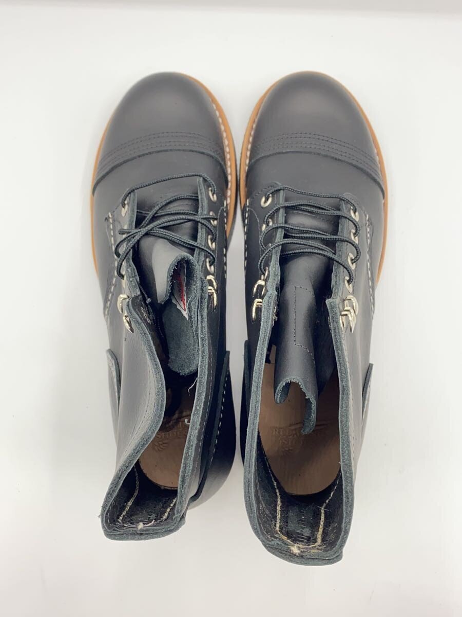 RED WING◆Iron Ranger/アイアンレンジャー/レースアップブーツ/27.5cm/BLK/8084_画像3