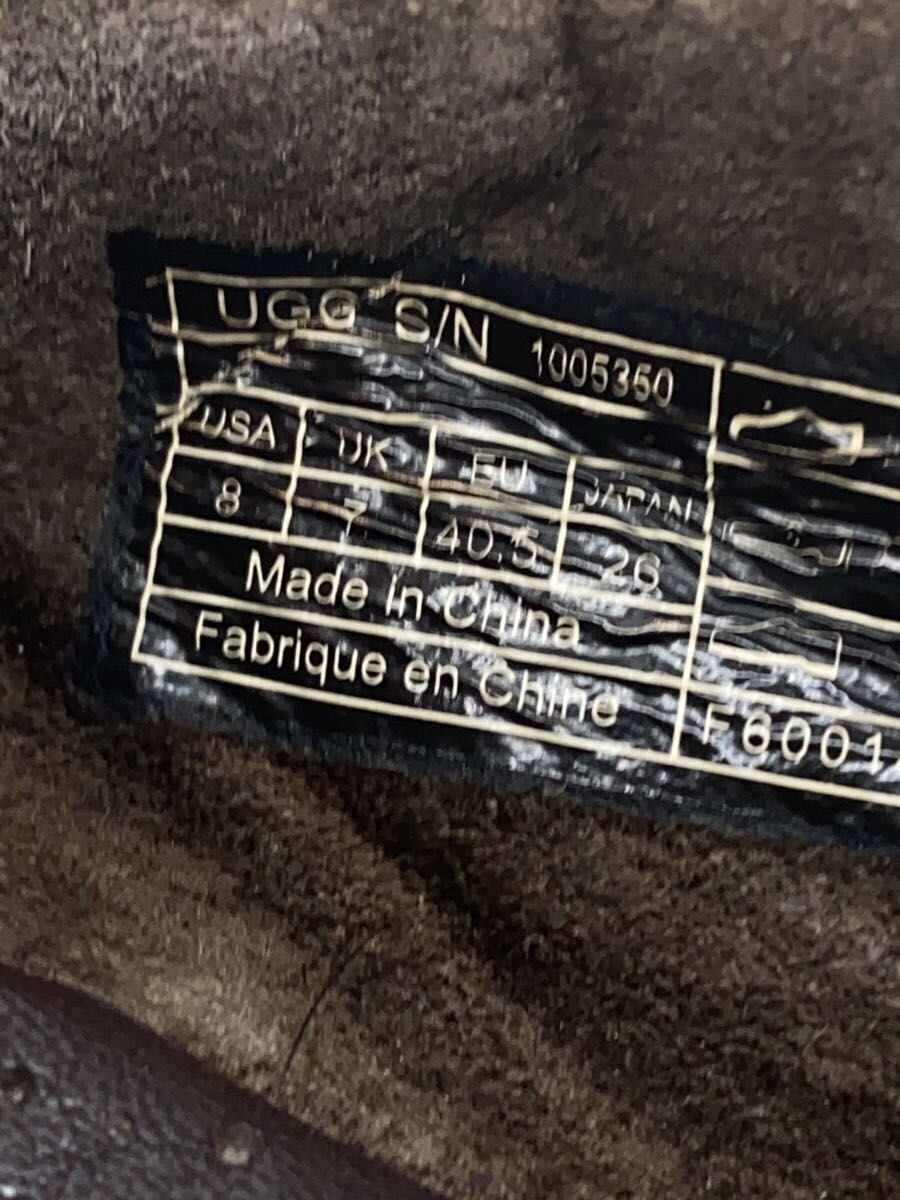 UGG australia◆デッキシューズ/26cm/BRW/スウェード_画像5