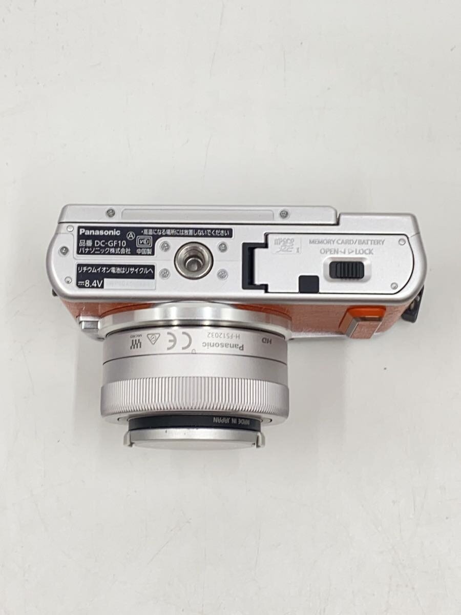 Panasonic* цифровой однообъективный камера LUMIX DC-GF10W-D двойной линзы комплект [ orange ]//