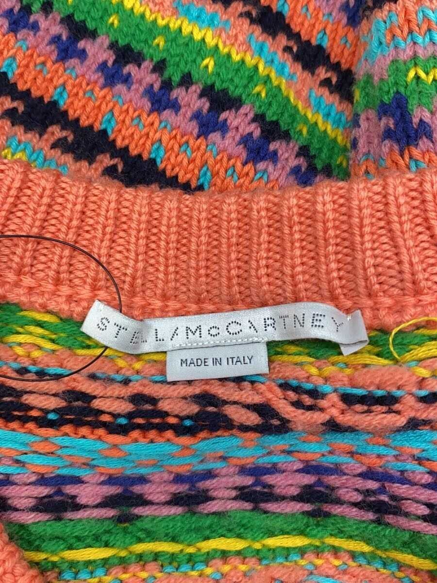 STELLAMcCARTNEY◆フェアアイル柄/ニットベスト(厚手)/XS/ウール/マルチカラー/総柄/495005 57104_画像3
