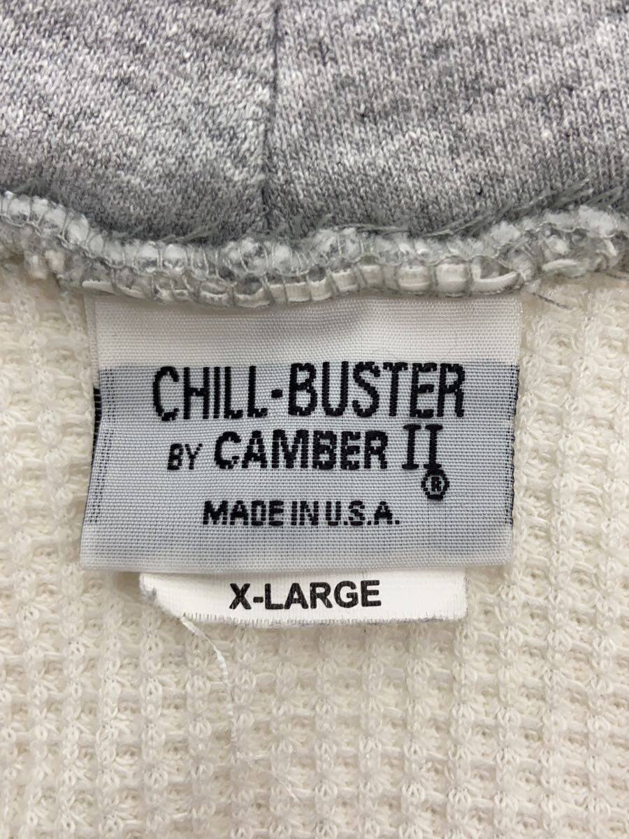 CAMBER◆ジップパーカー/XL/コットン/GRY_画像3