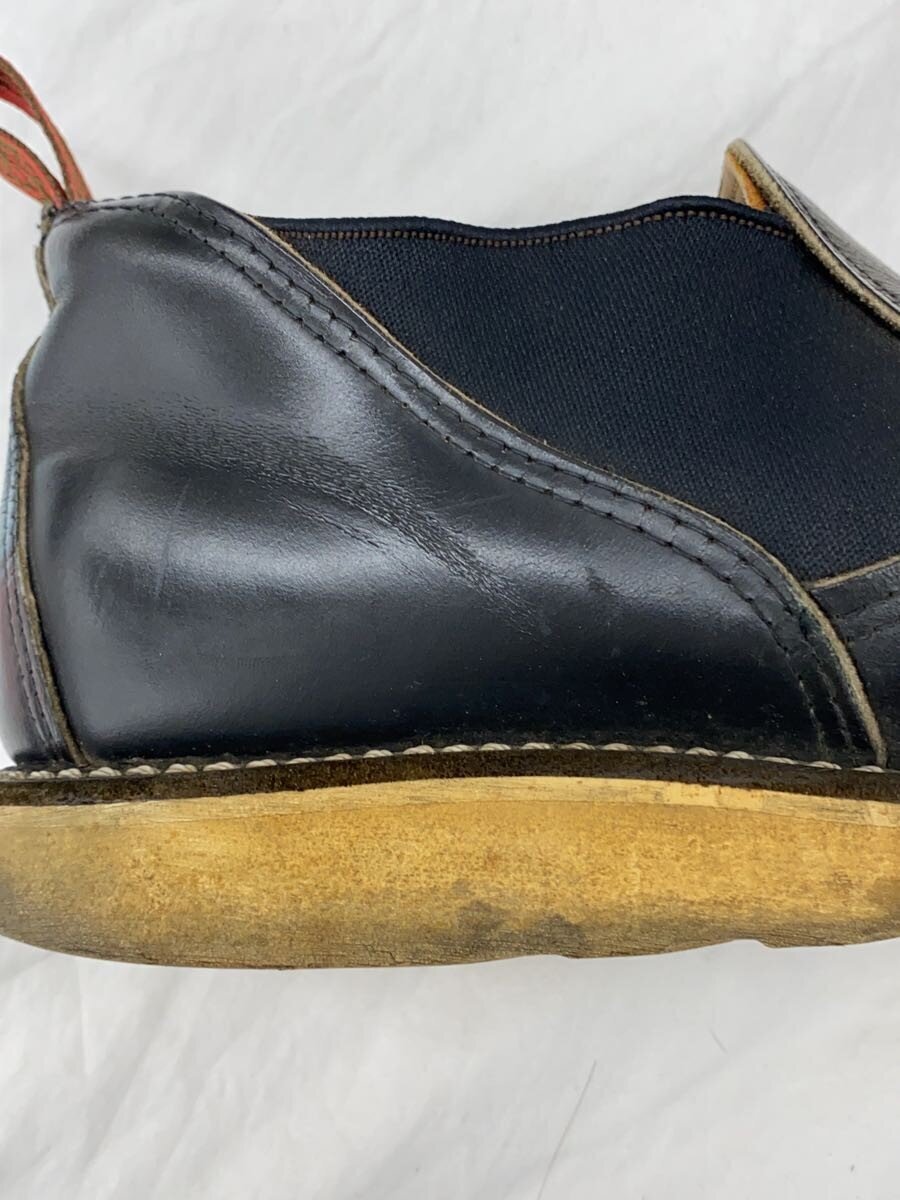 RED WING* со вставкой из резинки / платье обувь /UK7.5/BLK/8142