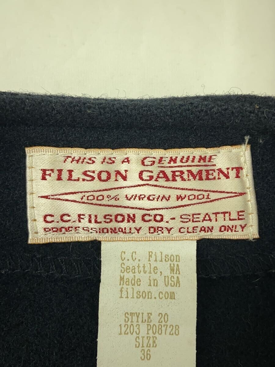 FILSON◆ベスト/36/ウール/ブラック/マッキーノウールベスト_画像3