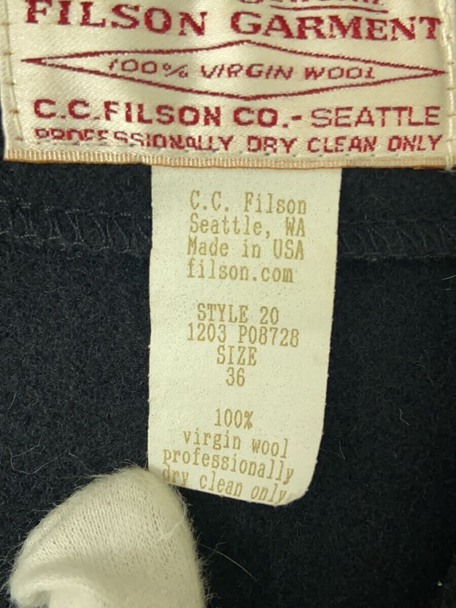 FILSON◆ベスト/36/ウール/ブラック/マッキーノウールベスト_画像4