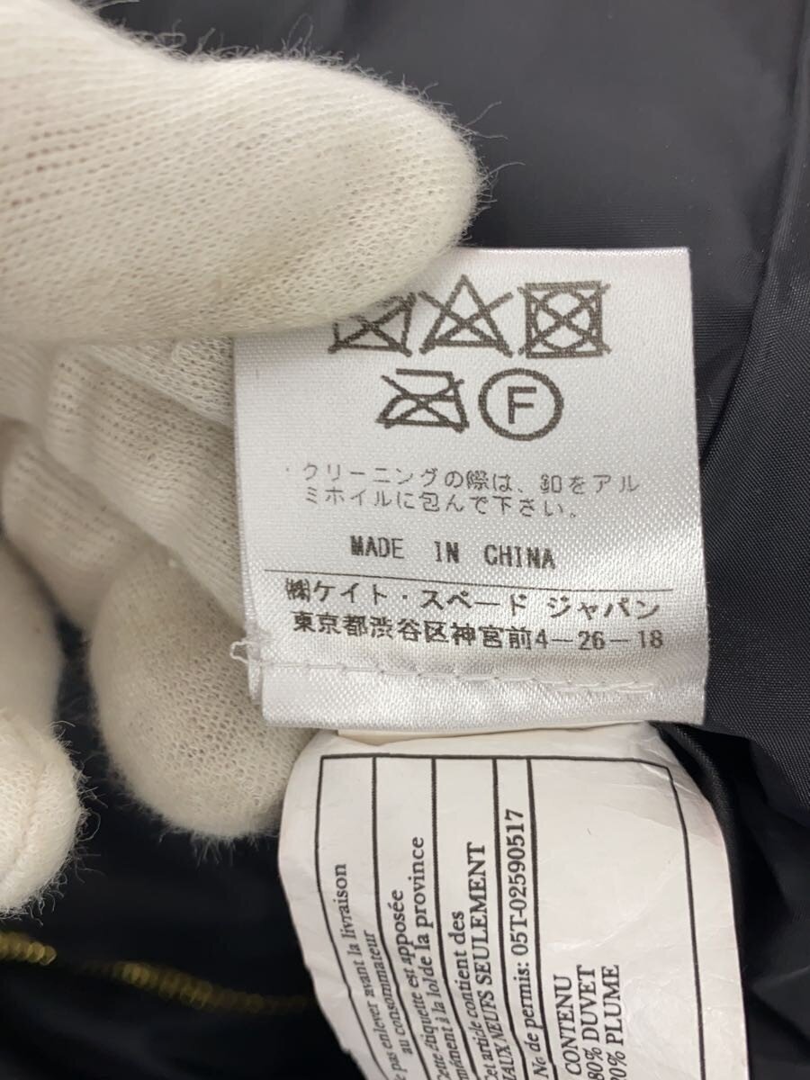 kate spade new york◆ダウンジャケット/4/ナイロン/ブラック/黒/ショート丈/無地/OUMU0969_画像5