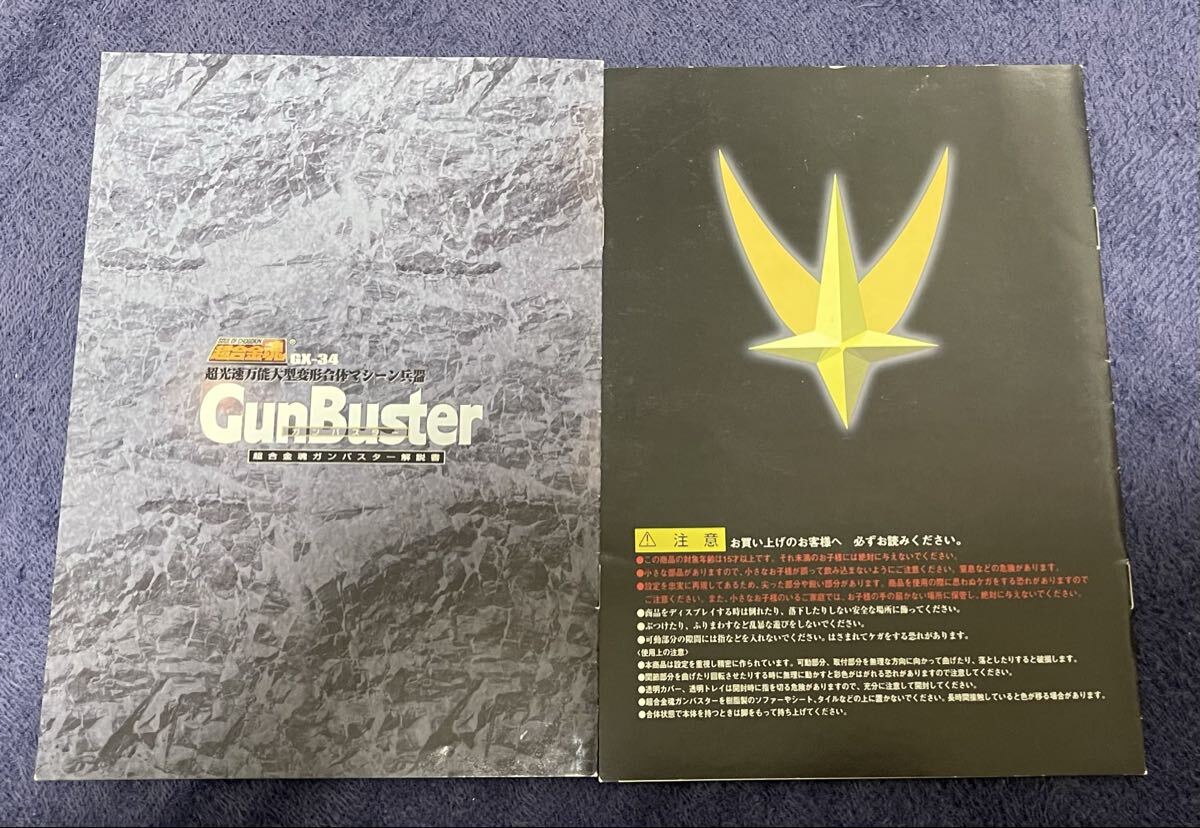 超合金魂　ガンバスター　取扱説明書_画像2