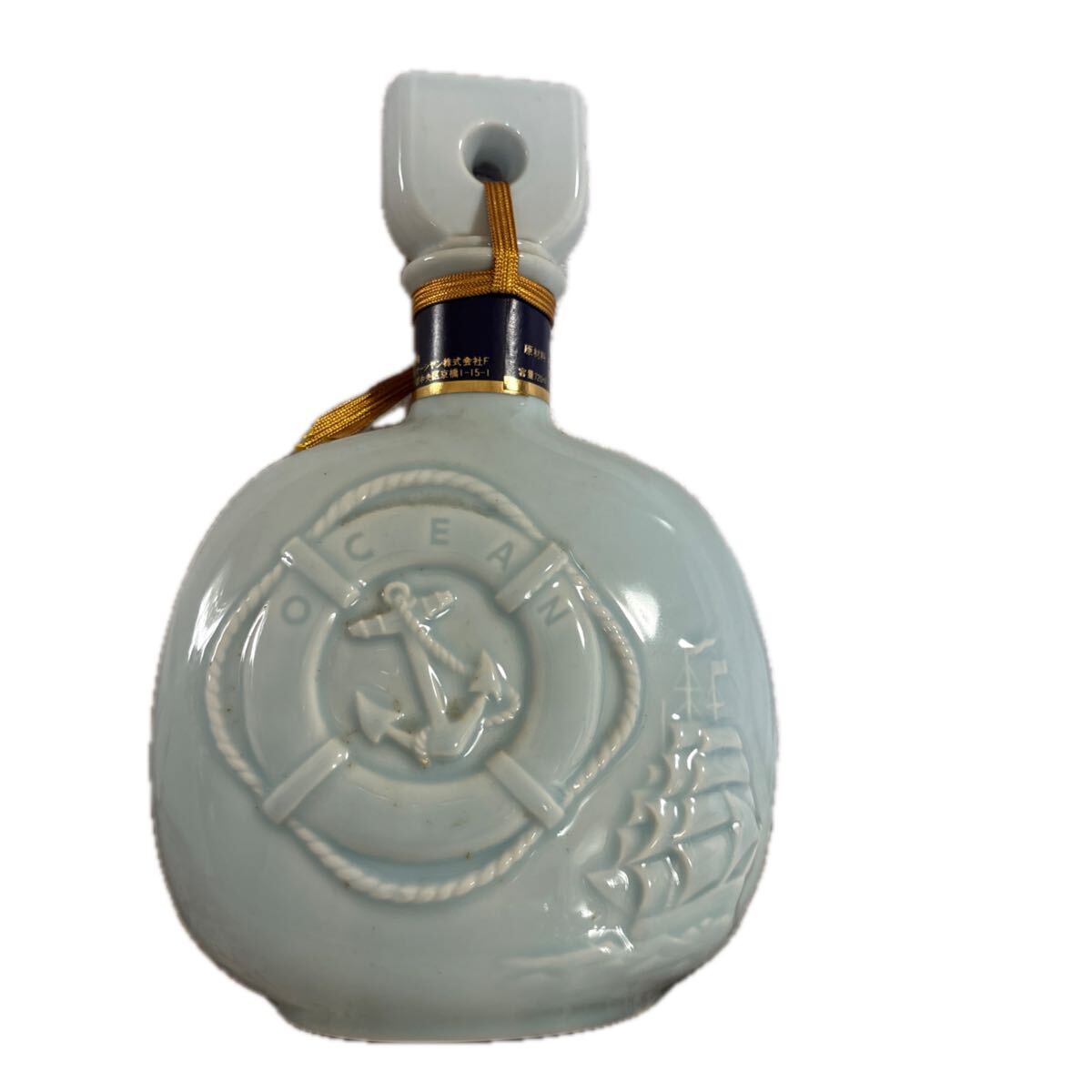 ウイスキー マリンセンス グロリア GLORIA 陶器ボトル 三楽オーシャン グロリアオーシャン 陶器 コニャック_画像2