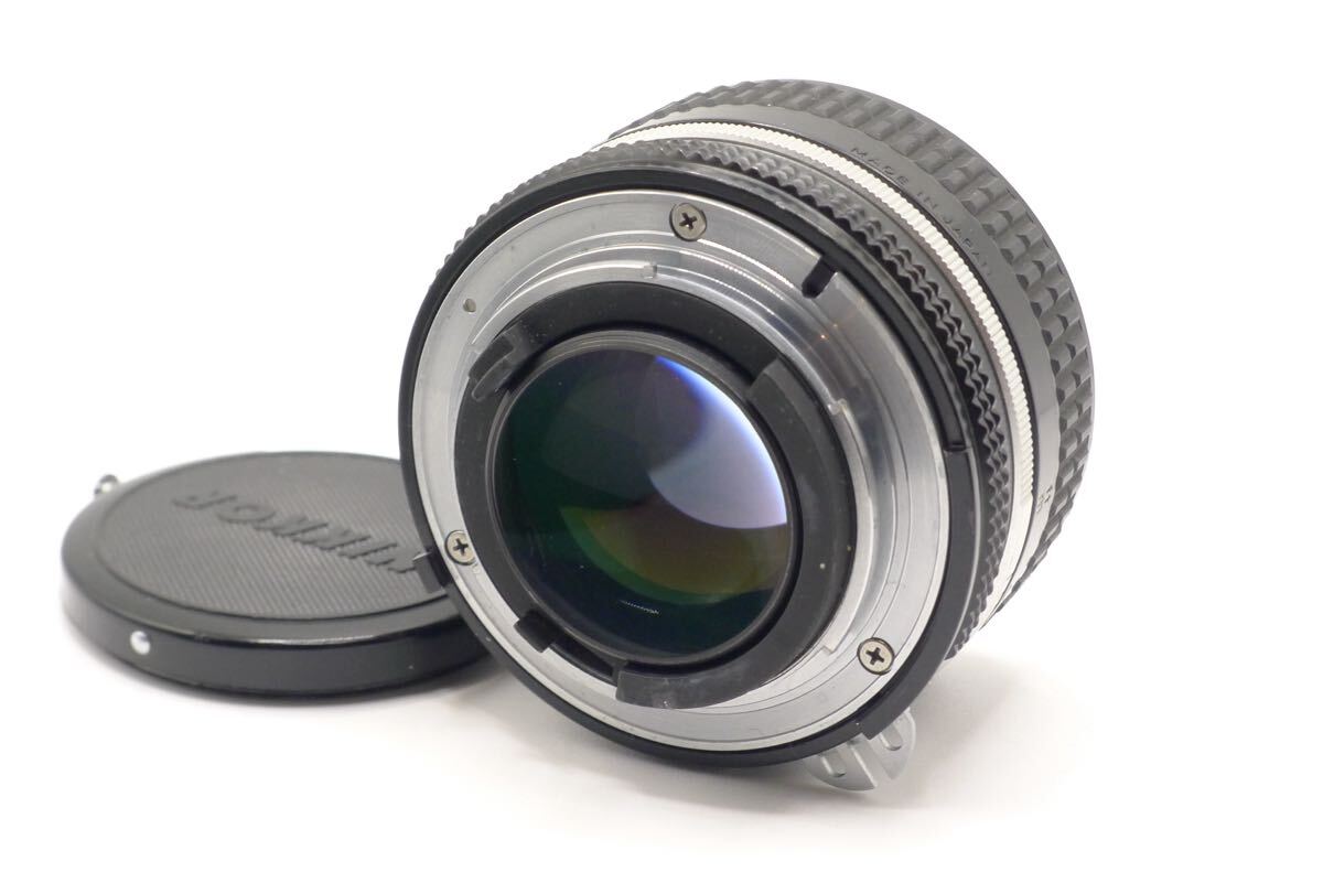 整備済 美品 Nikon NIKKOR 50mm F1.4 AI 前後キャップ付_画像2