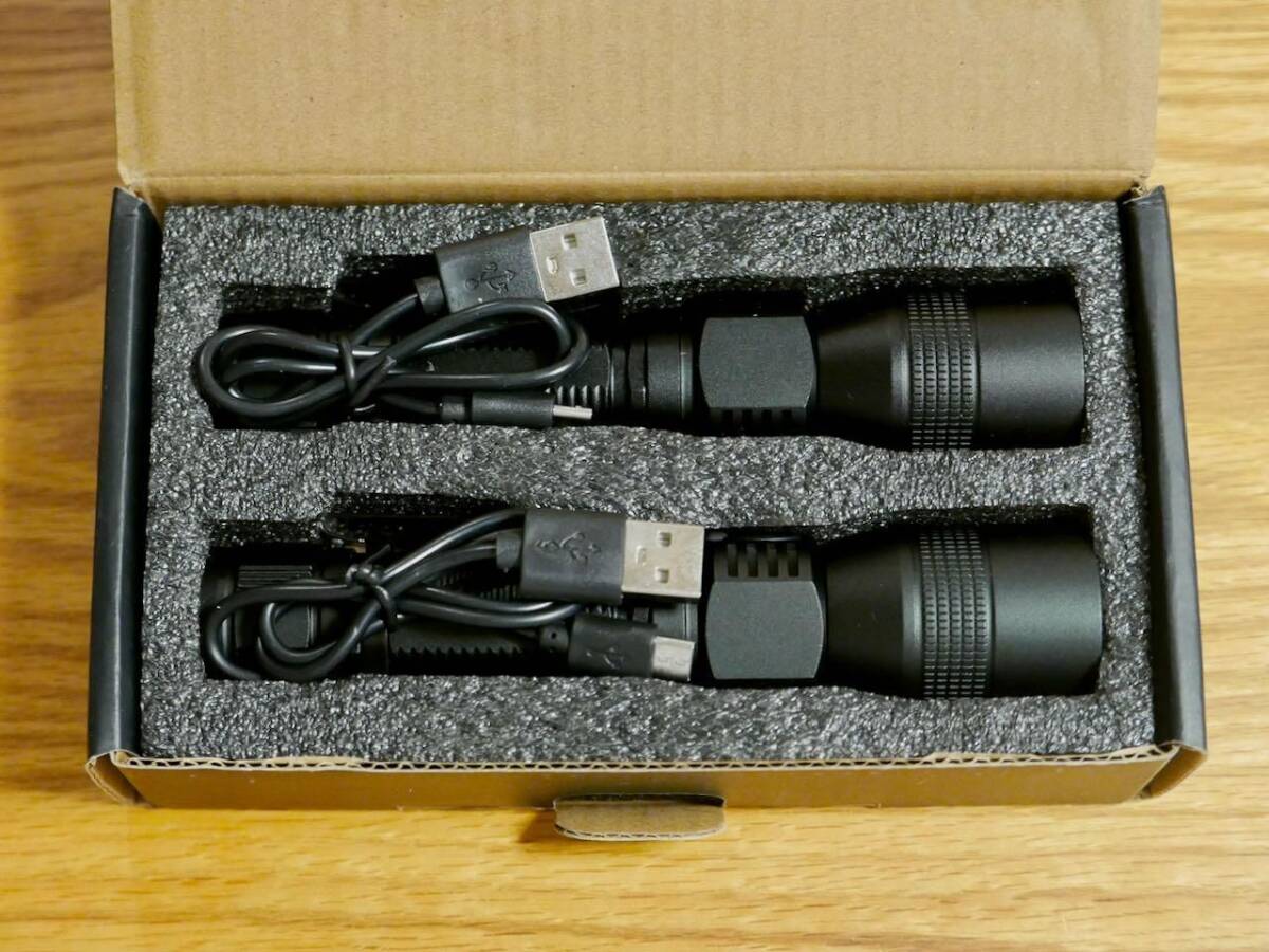 LED懐中電灯 マグネット充電式 紫外線UVライト_画像9