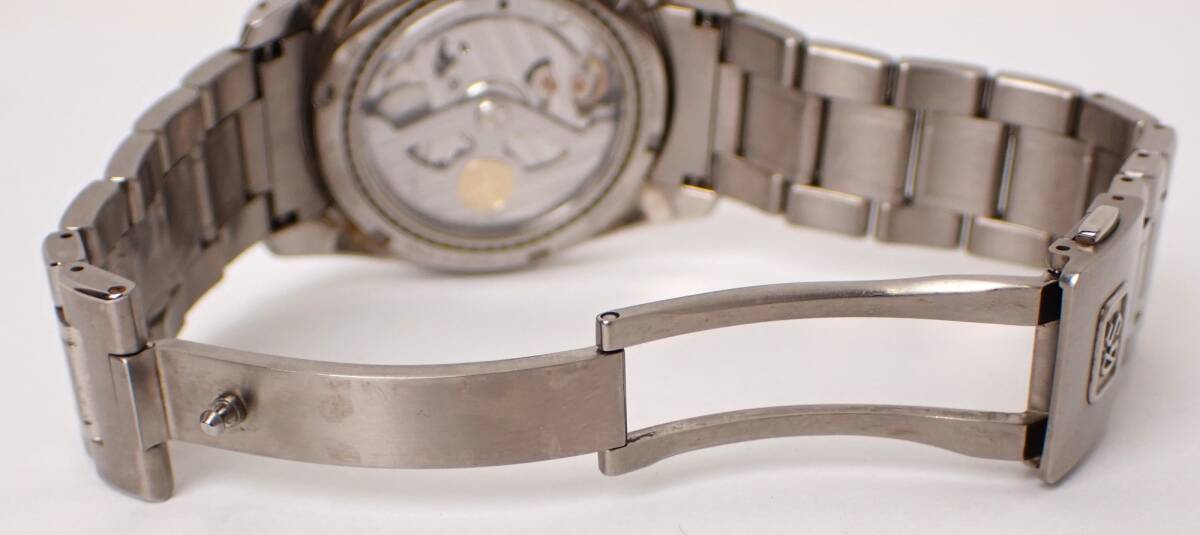 美品 Grand Seiko(グランドセイコー) スプリングドライブキャリバー9R10周年記念700本限定 9R15-0AG0/SBGA109 TI AT チタン 自動巻き_画像6