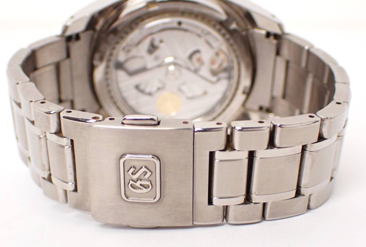 美品 Grand Seiko(グランドセイコー) スプリングドライブキャリバー9R10周年記念700本限定 9R15-0AG0/SBGA109 TI AT チタン 自動巻き_画像5