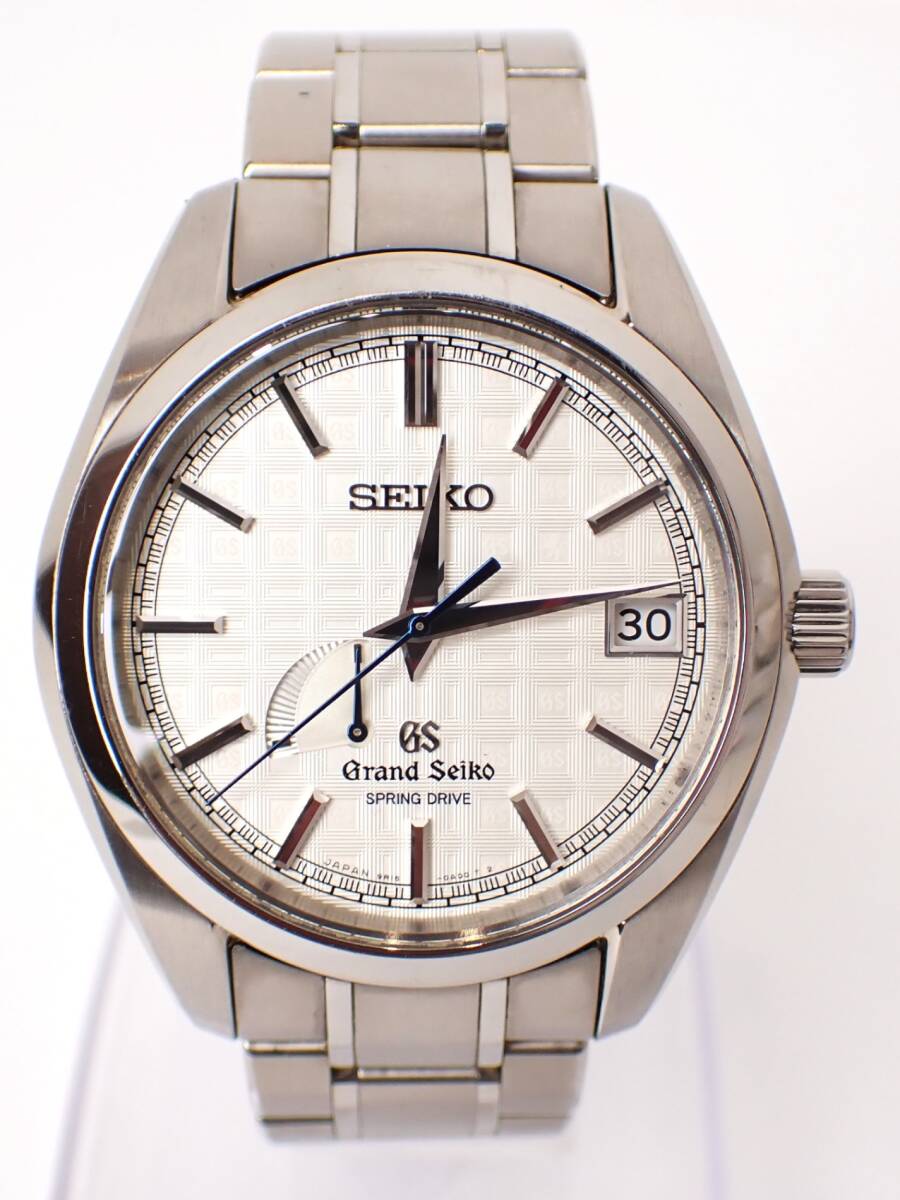 美品 Grand Seiko(グランドセイコー) スプリングドライブキャリバー9R10周年記念700本限定 9R15-0AG0/SBGA109 TI AT チタン 自動巻き_画像2