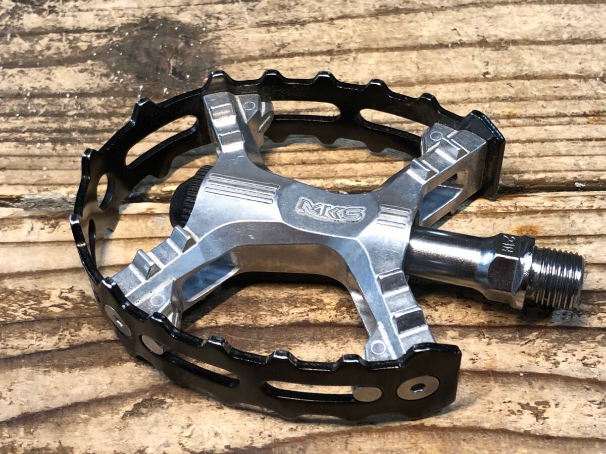 JP187 三ヶ島 MKS XC-III bear trap pedal フラットペダル_画像4