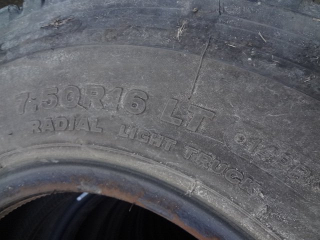 □807 冬 ほぼ新品 ブリヂストン W990 7.50R16 LT 14PR 6本 2024年製_画像9