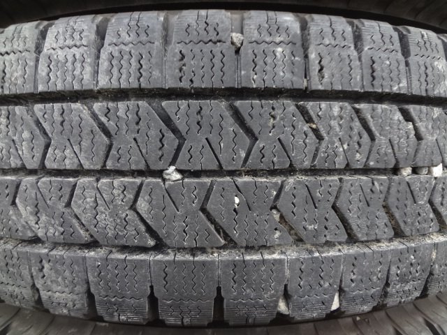 ●9113 冬 美品9.5分山 ブリヂストン W989 185/75R15 106/104N LT 6本 2023年製_画像4