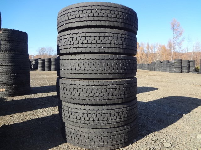 □824 ミックス ほぼ新品 ブリヂストン M899 225/80R17.5 123/122L 6本 2025年製_画像1