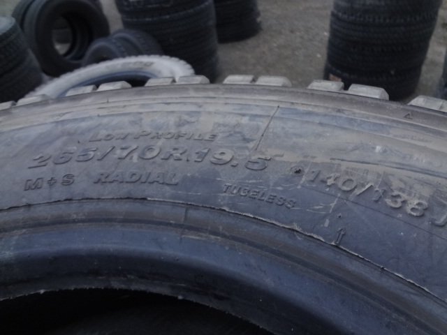 □814 冬 ブリヂストン W900 265/70R19.5 140/138J 6本 2022年製_画像9