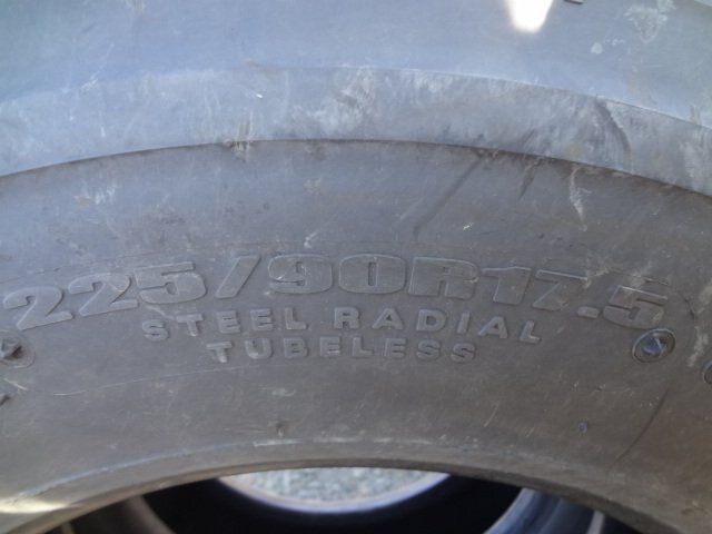 □819 夏 ほぼ新品 DUNLOP SP122 225/90R17.5 127/125L 2本 2024年製_画像7