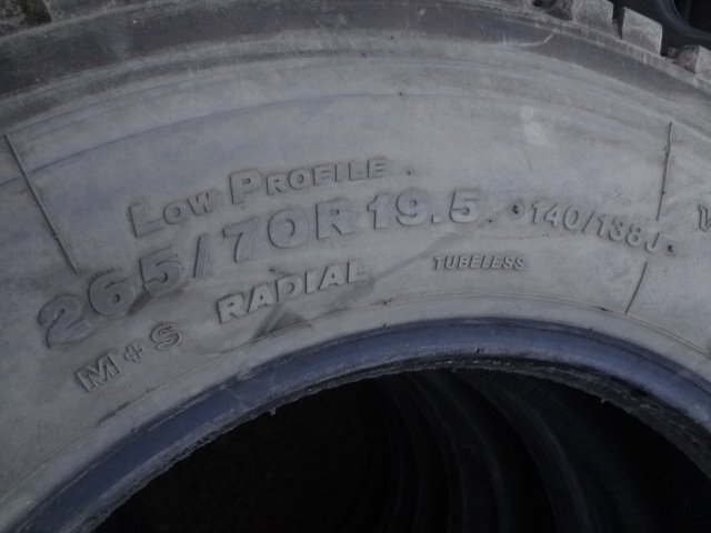 □815 冬 ブリヂストン W900 265/70R19.5 140/138J 4本 2022年製_画像6