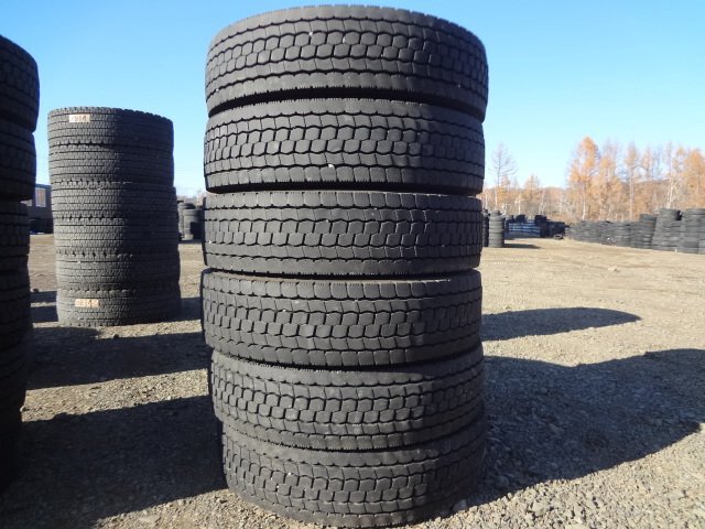 □823 ミックス 美品9分山 ブリヂストン M899 225/80R17.5 123/122L 6本 2025年製_画像1