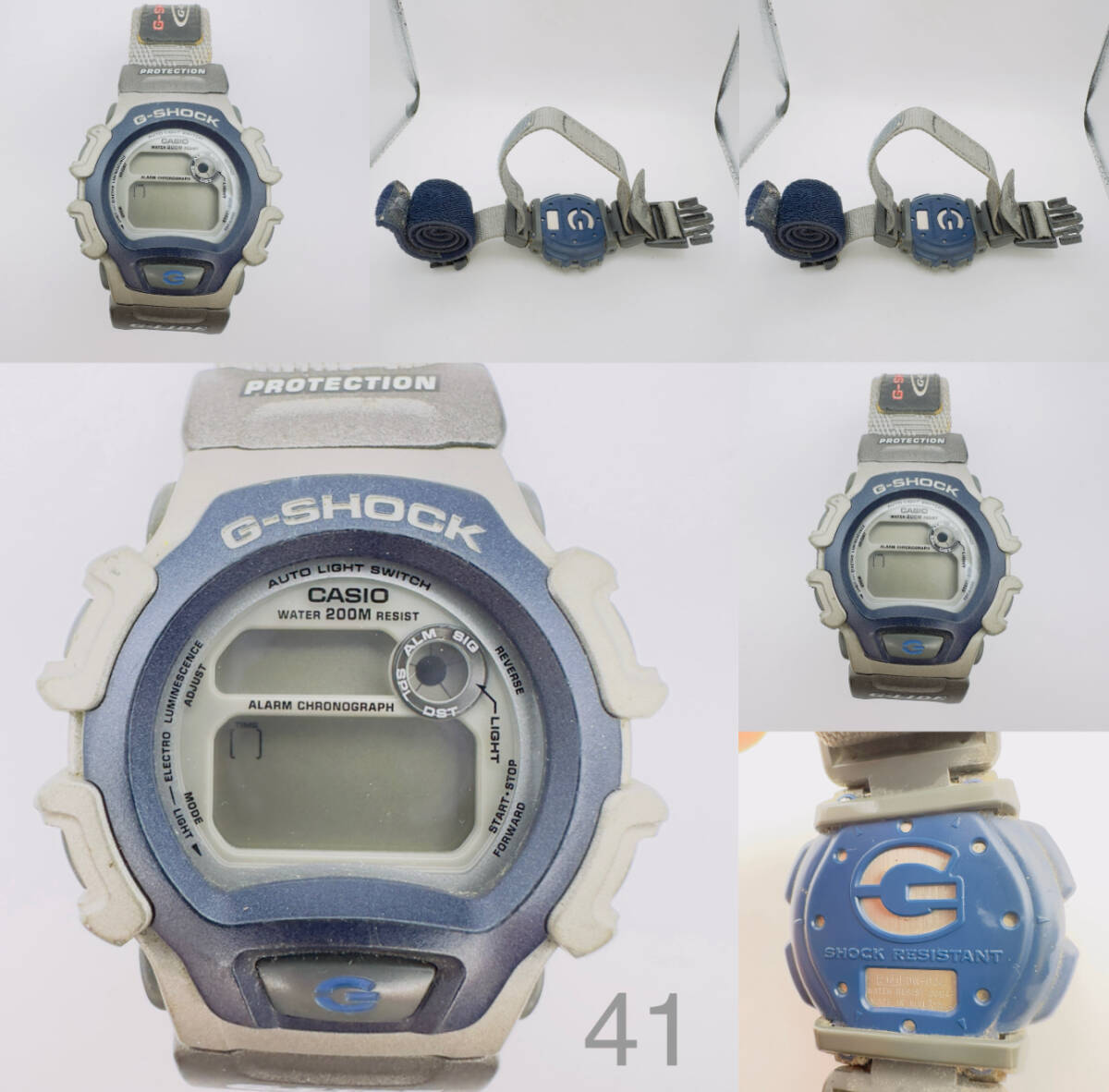 （41）CASIO G-SHOCK メンズ腕時計｜DW-004・45mm・グレーカラー・タフデザイン_画像2