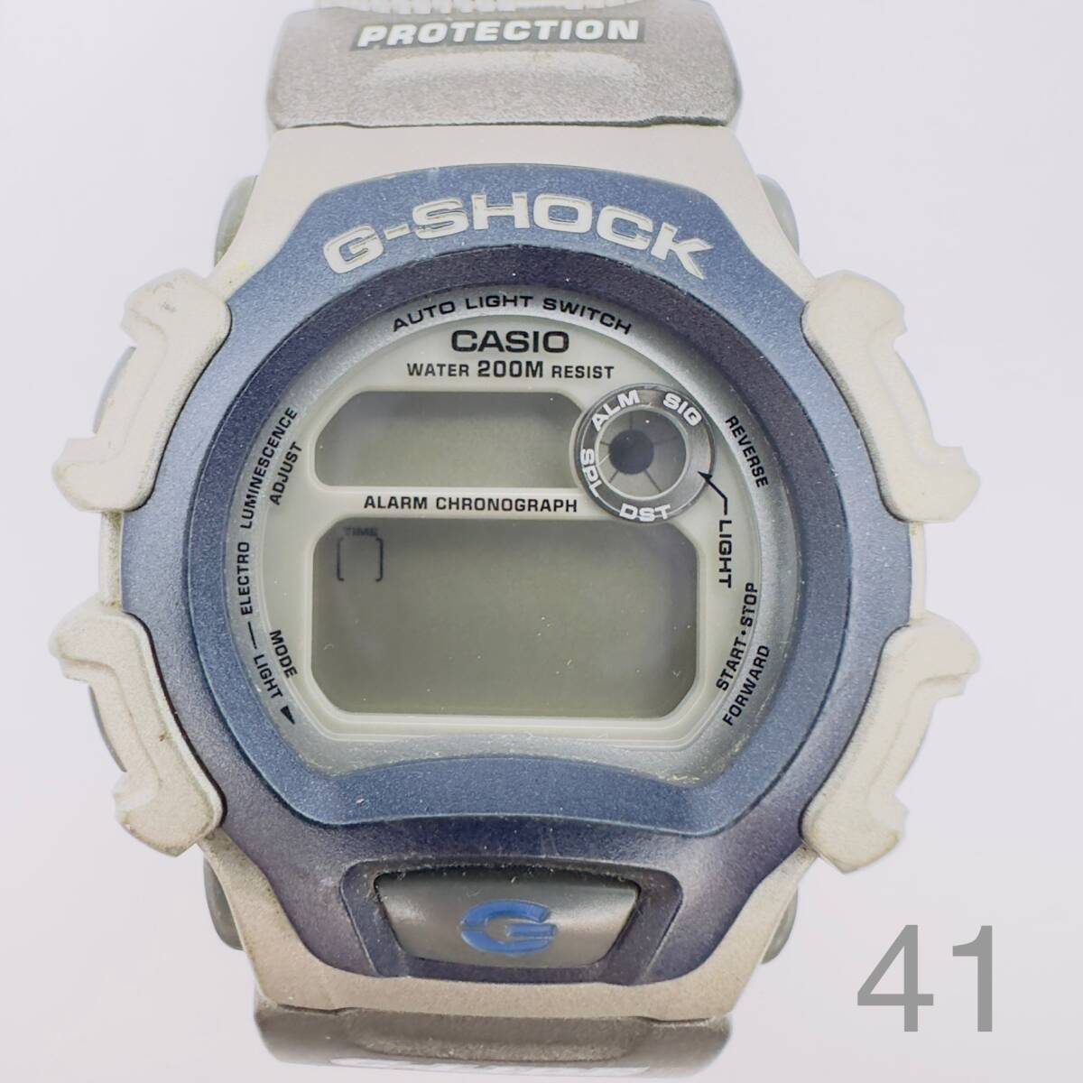 （41）CASIO G-SHOCK メンズ腕時計｜DW-004・45mm・グレーカラー・タフデザイン_画像1