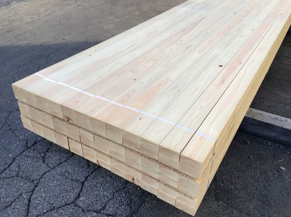 桧板　節　人工乾燥材　4000×45×90ミリ　2枚入【宅配便出荷不可】_画像2