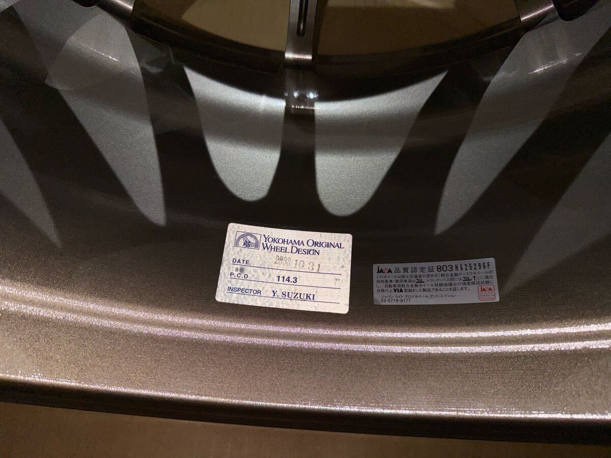 ADVAN Racing RZ 18インチ 9J +25 114.3 新品未使用 3本のみ 希少サイズ アドバン レーシング_画像10