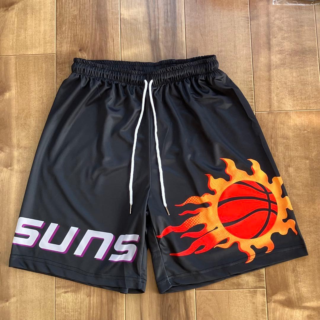 ★未使用品 NBA フェニックス・サンズ SUNS バスパン ユニフォーム ハーフパンツ ショーツ ジャージ 短パン L バスケ_画像3